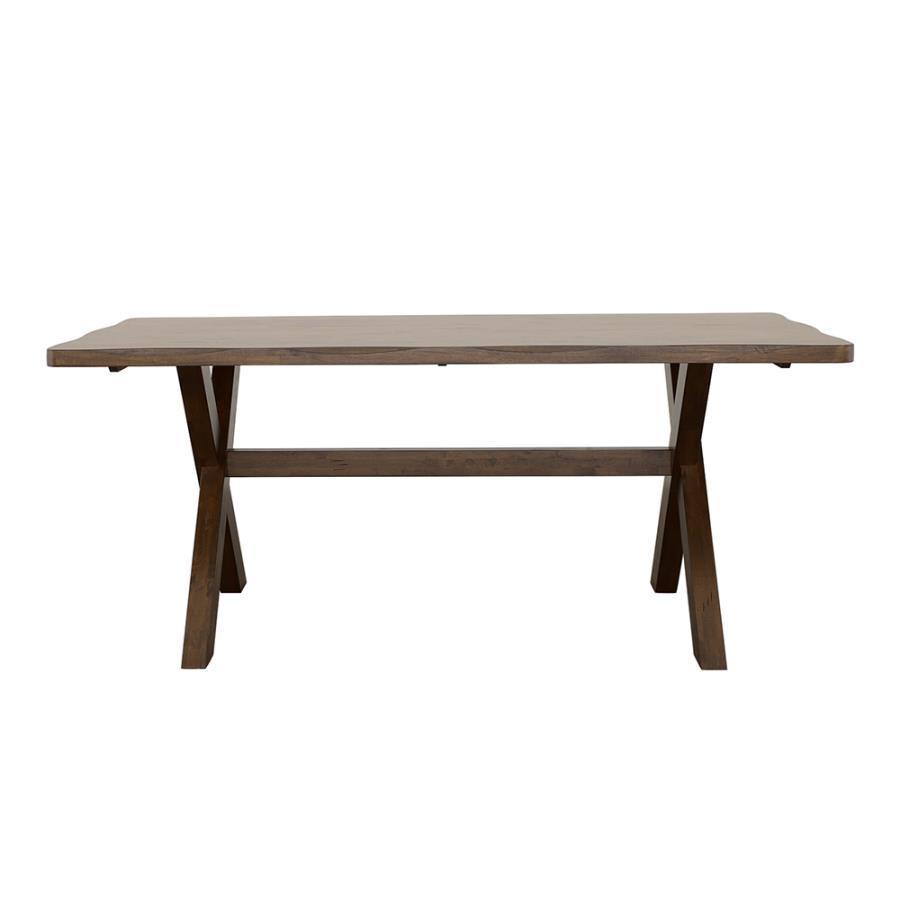 Alston - Rectangular Dining Table - Knotty Nutmeg by CoasterEveryday | Bel Furniture