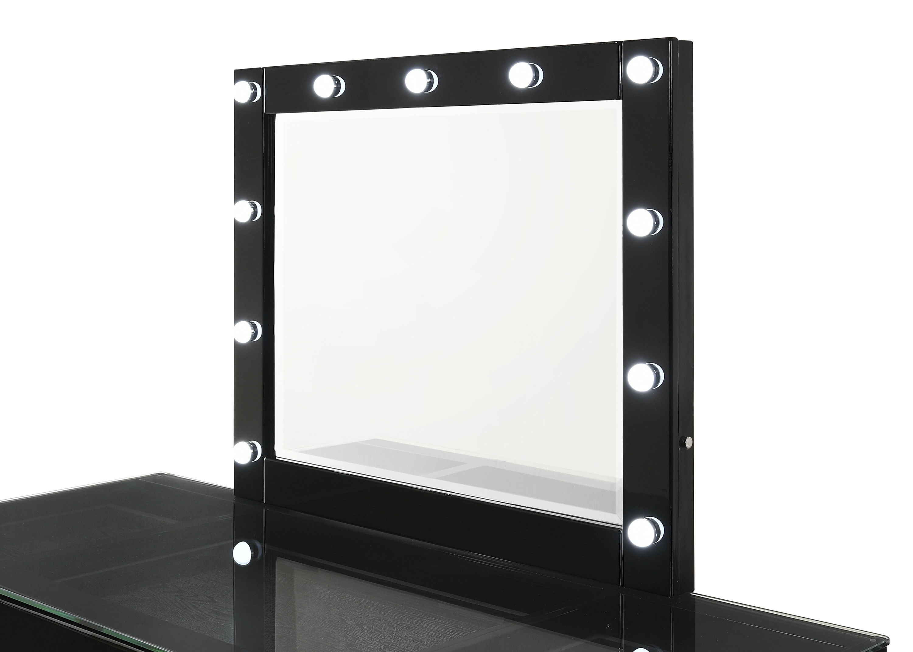 Avery - Vanity Mirror With Led - Black