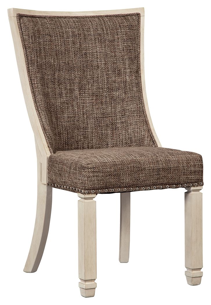 Bolanburg - Brown / Beige - Dining UPH Side Chair (Set of 2) - Lattice Back by Signature Design by Ashley® | Bel Furniture