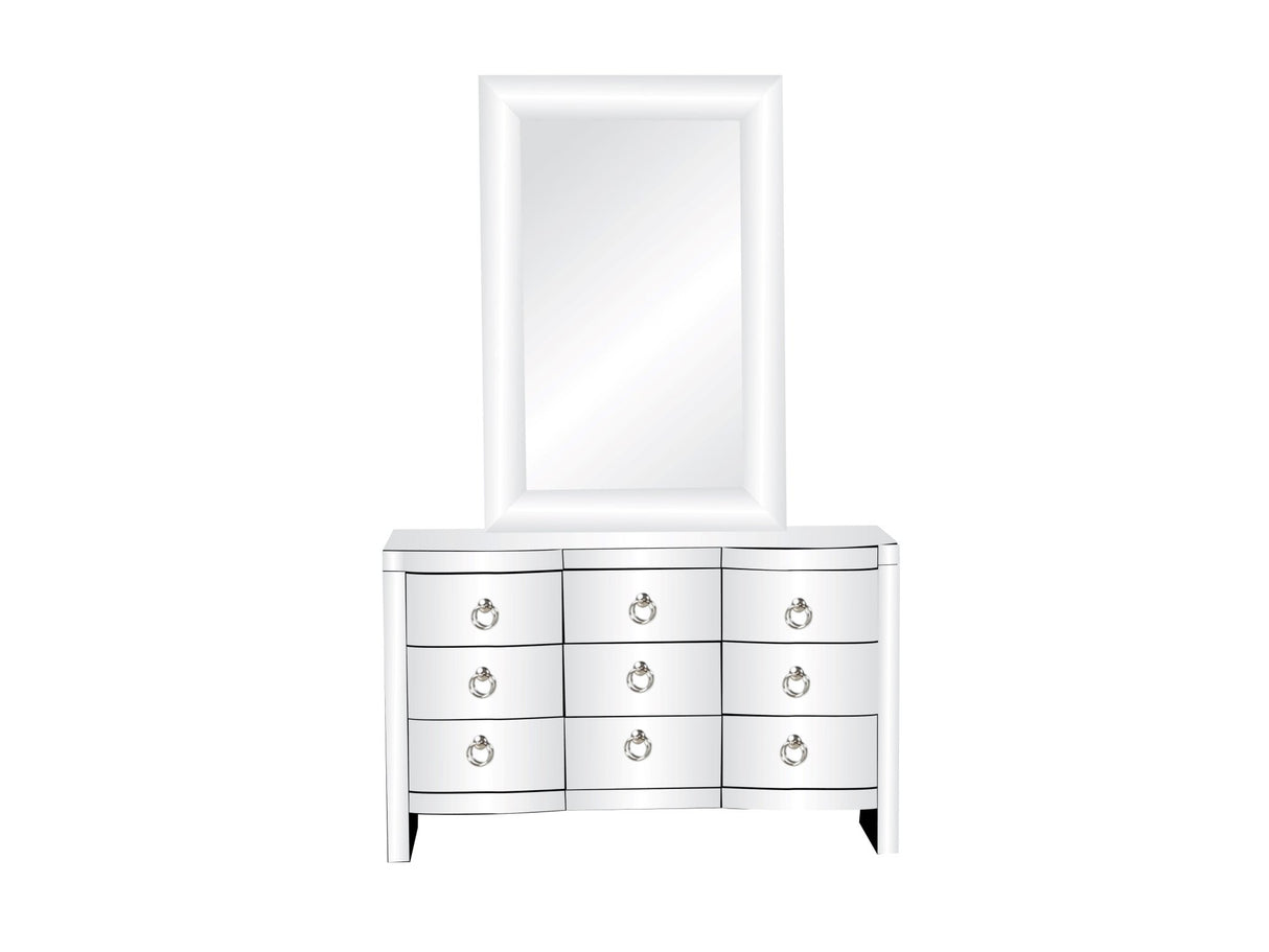 DRESSER AND MIRROR SET by Mollai Collections | Bel Furniture