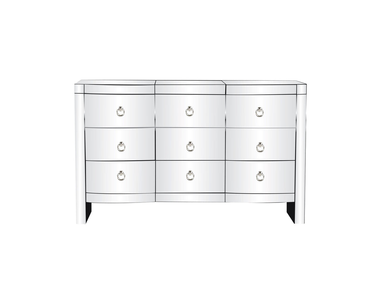 DRESSER AND MIRROR SET by Mollai Collections | Bel Furniture