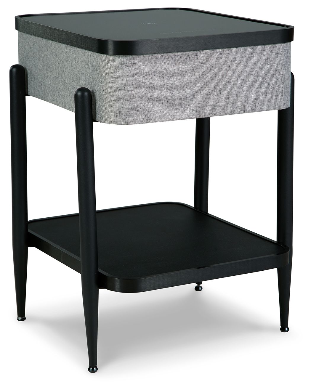 Jorvalee - Gray / Black - Accent Table with Speaker by Signature Design by Ashley® | Bel Furniture