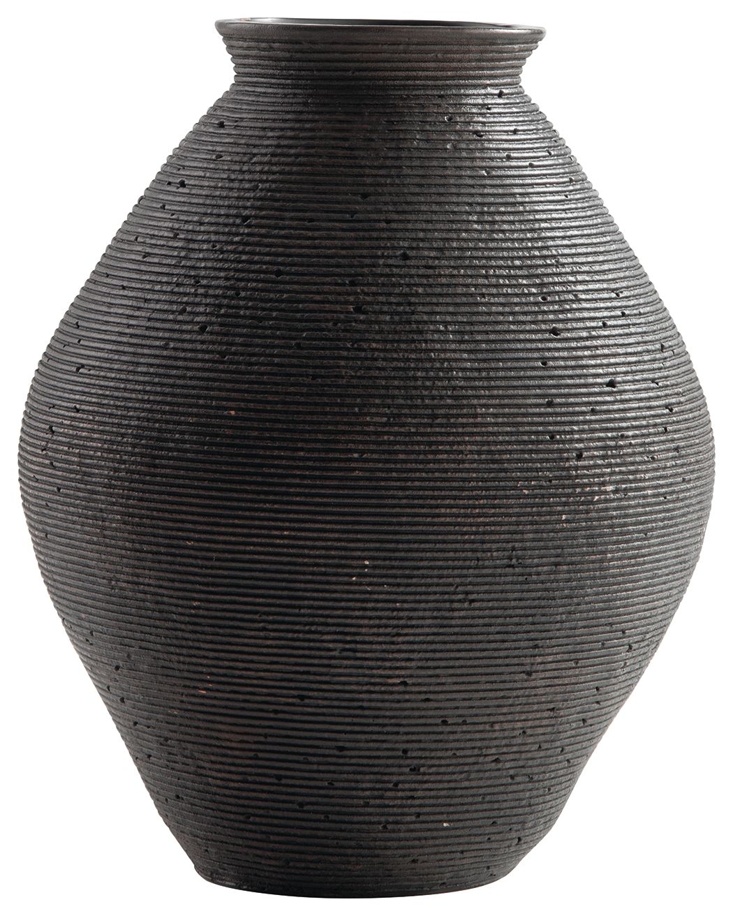 Hannela - Vase Dark Brown 10''W x 10''D x 12''H by Signature Design by Ashley® | Bel Furniture