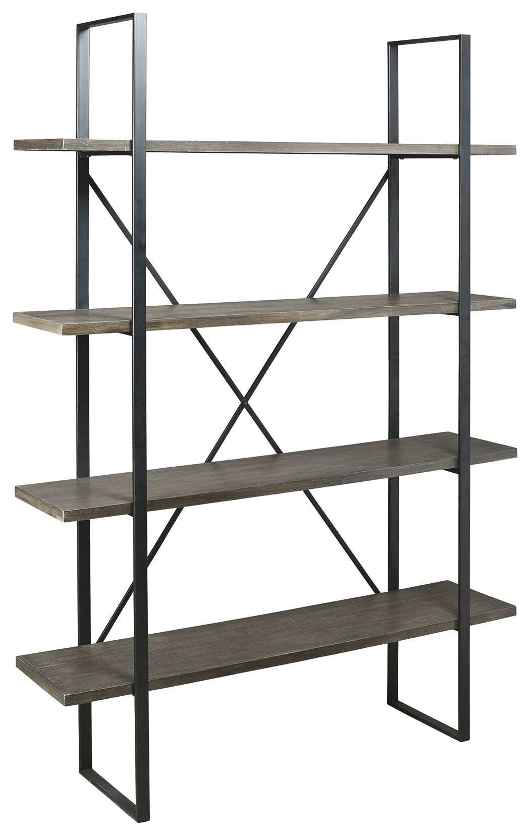 Gilesgrove - Black / Gray - Bookcase by Signature Design by Ashley® | Bel Furniture