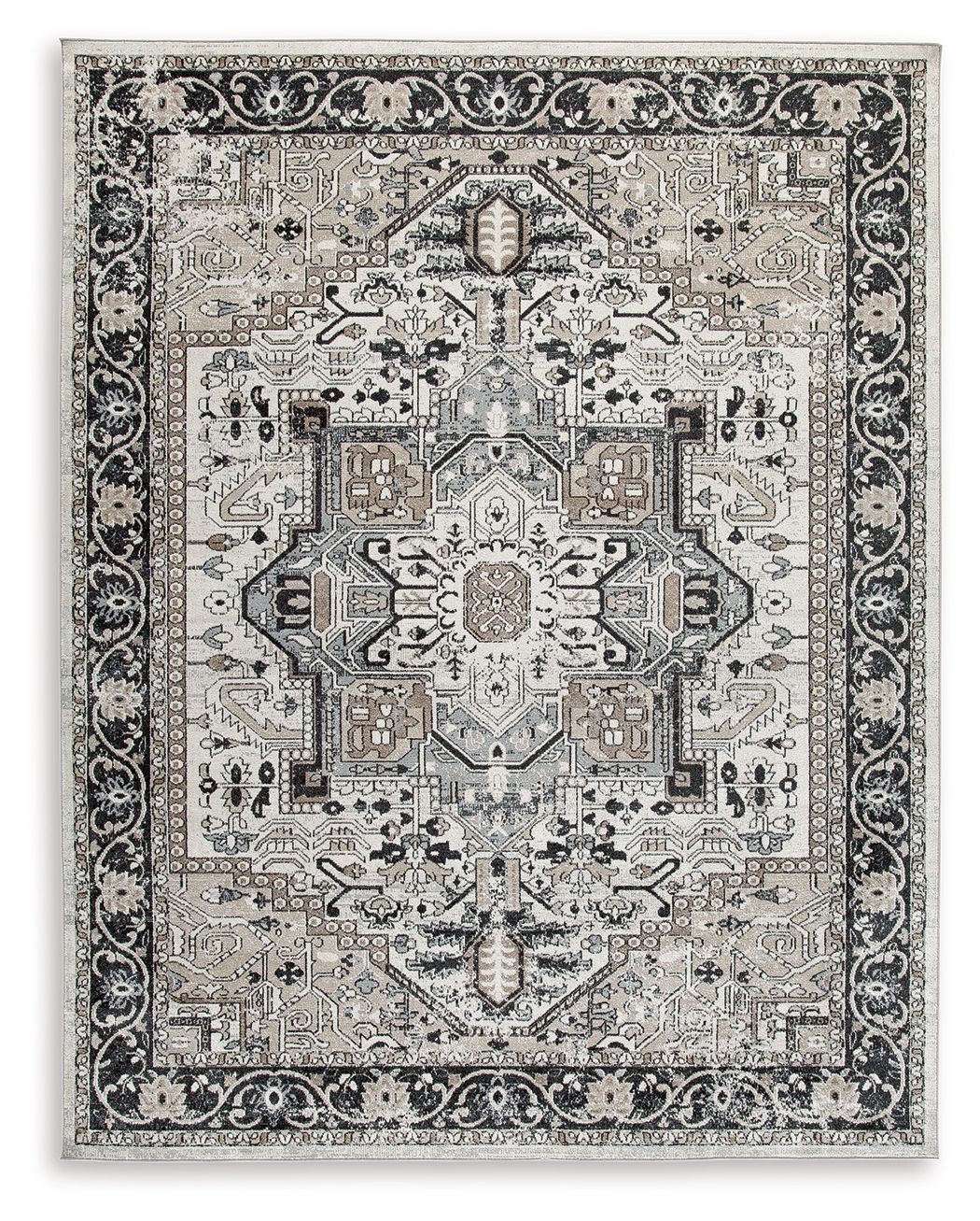 Gregmoore - Area Rug White 8' x 10' by Signature Design by Ashley® | Bel Furniture