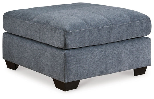 Marleton - Oversized Accent Ottoman Blue by Signature Design by Ashley® | Bel Furniture