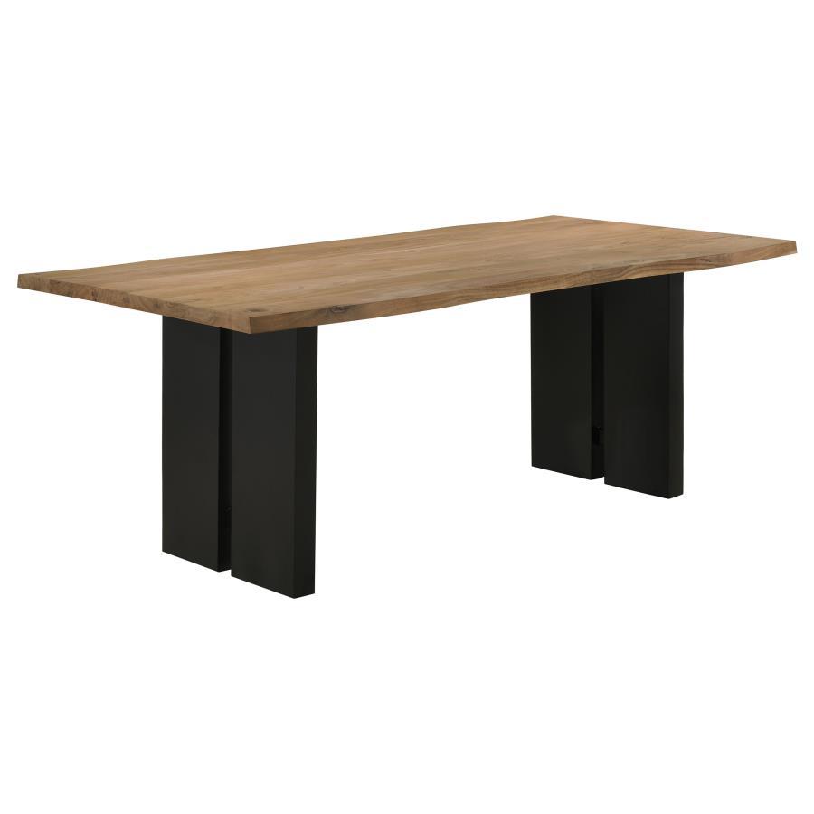 Bradshaw - Live Edge Wood Dining Table - Natural Acacia by CoasterElevations | Bel Furniture