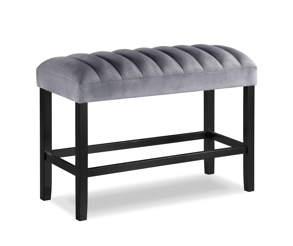 Pascal - Dining High Bench - Gray by Crown Mark | Bel Furniture