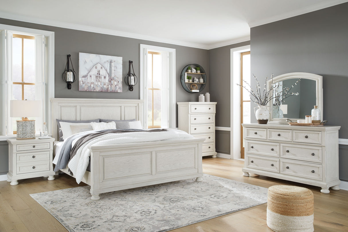 Robbinsdale - Panel Bedroom Set Beige by Ashley® | Bel Furniture