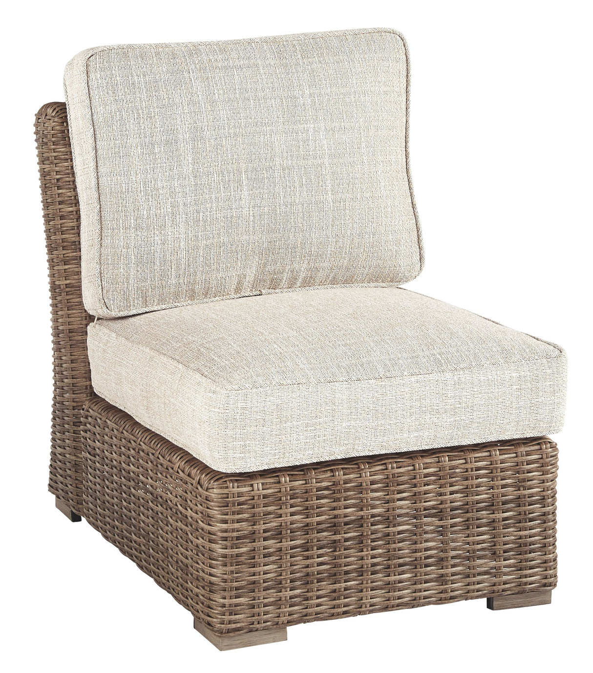 Beachcroft - Beige - Armless Chair w/Cushion by Signature Design by Ashley® | Bel Furniture