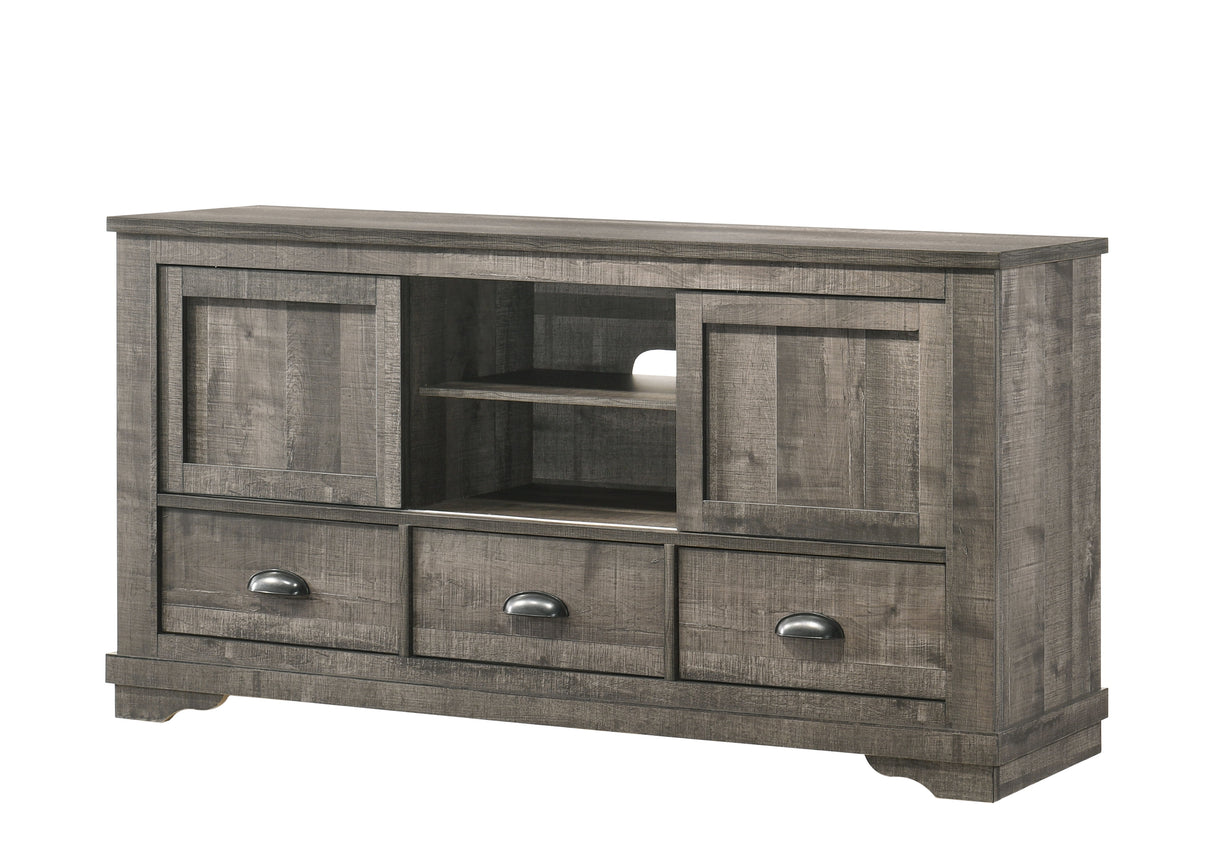 Coralee - Tv Stand Dark Brown by Crown Mark | Bel Furniture
