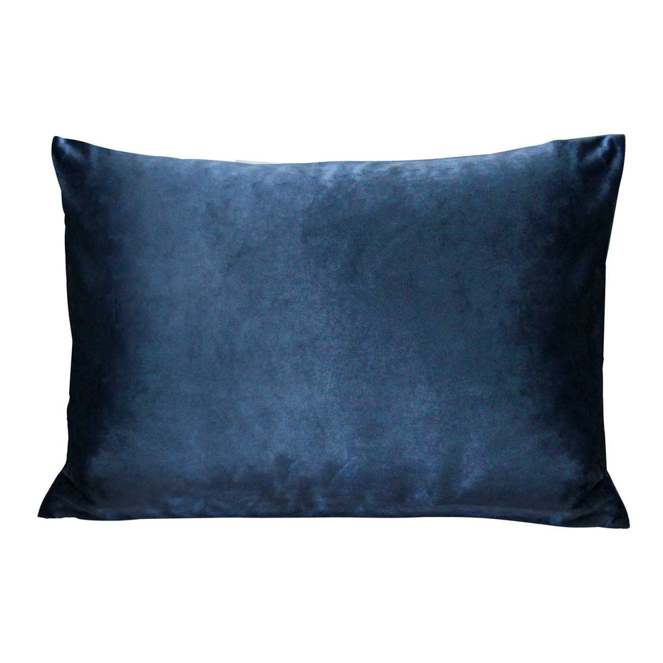 Lumbar Throw Pillow - Royal Blue - Velvet