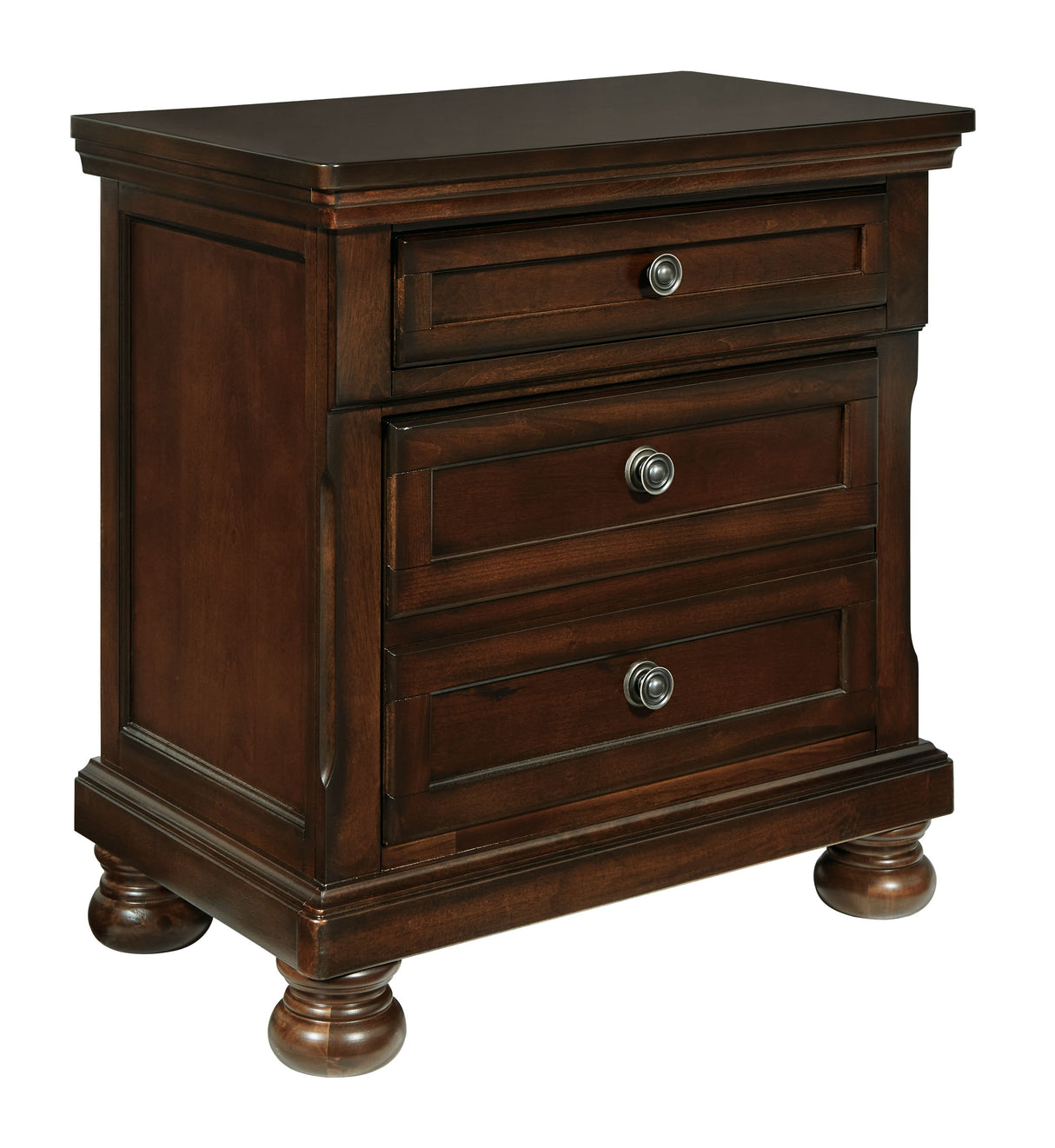 Porter - Dark Brown - Two Drawer Night Stand by Millennium® by Ashley | Bel Furniture