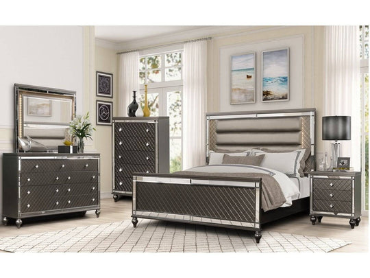 6 PIECE KING BEDROOM SET by Mollai Collections | Bel Furniture