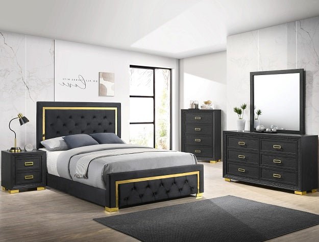 PEPE 6 PIECE BEDROOM SET - KING by Crown Mark | Bel Furniture