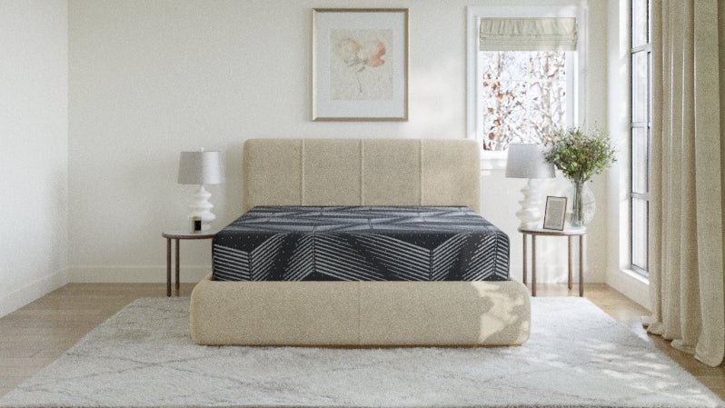 Phoenix 14 inch Gel Foam Queen size mattress with foundation by Bel O Pedic | Bel Furniture