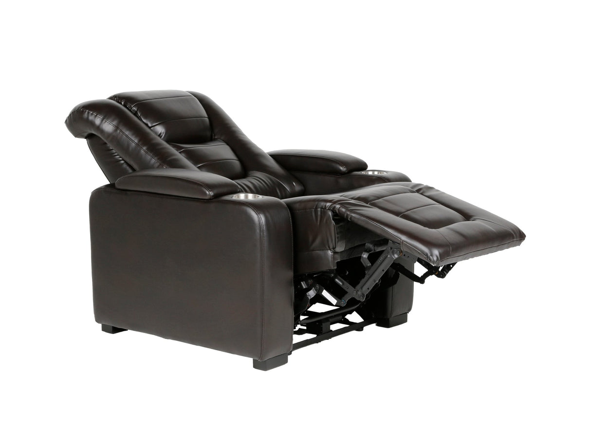 Power Theater Recliner with Adjustable Headrest by Sara Collections | Bel Furniture