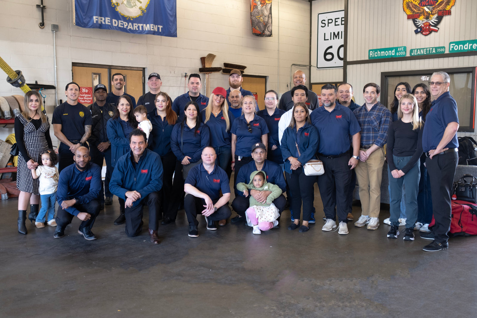 Bel Furniture & Spring Air Bring Thanksgiving Comfort to Fire Station 60 in Houston TX