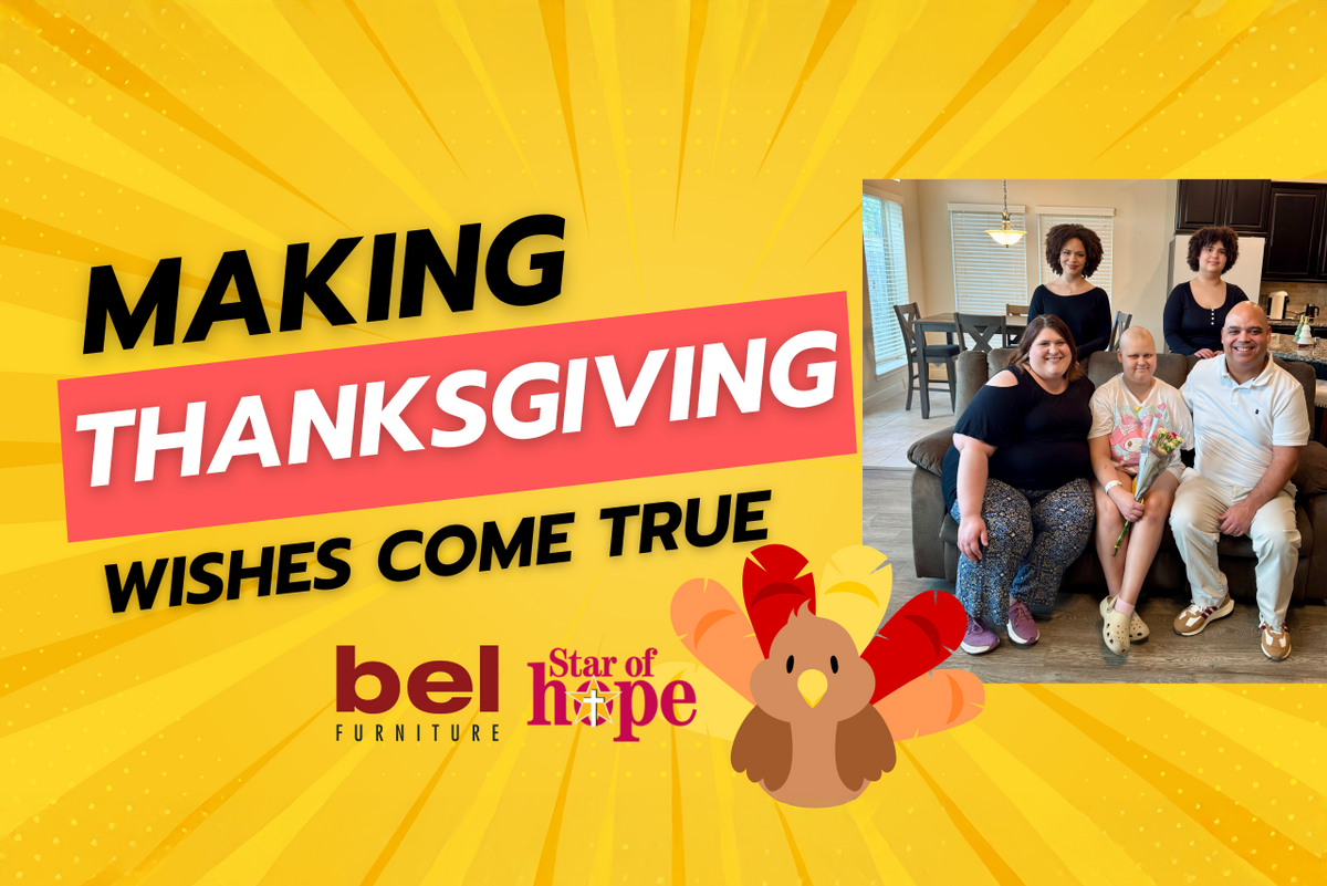 Family’s Thanksgiving Wish Granted with the Help of Bel Furniture and