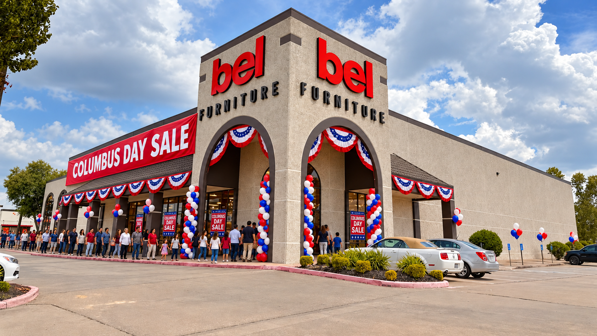 Columbus Day Furniture & Mattress Sales near Cypress: Shop Bel Furniture Champions on FM 1960