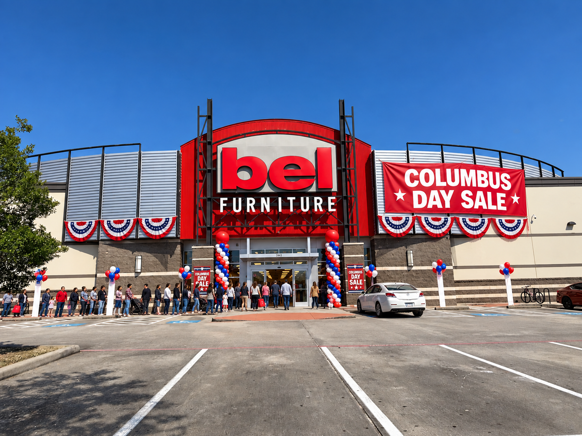 Columbus Day Furniture & Mattress Sales in Pasadena, TX: Plan Your Home Upgrade at Bel Furniture