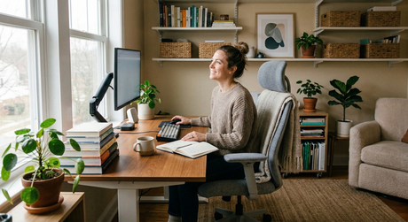 How to Create a Home Office That Feels Comfortable, Organized, and Built for Everyday Work