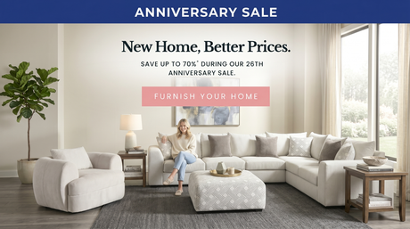 Upgrade Your Home for Less During Bel Furniture’s 26th Anniversary Sale