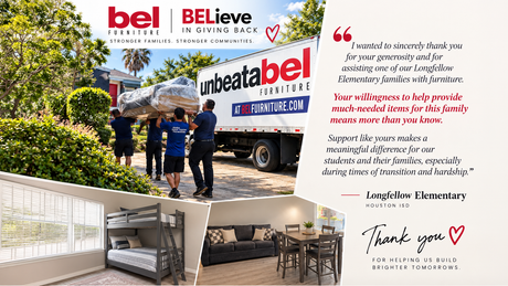 BELieve in Giving Back: Helping a Houston Family Make a House a Home