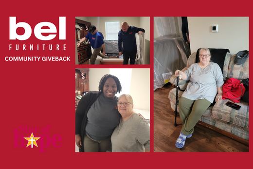 Shining a Light on Community: Bel Furniture Partners with Star of Hope to Transform a Family's Life