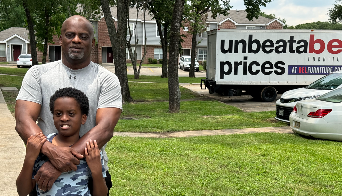 Bel Furniture and Star of Hope Honor Dedicated Single Father with Heartwarming Father's Day Surprise