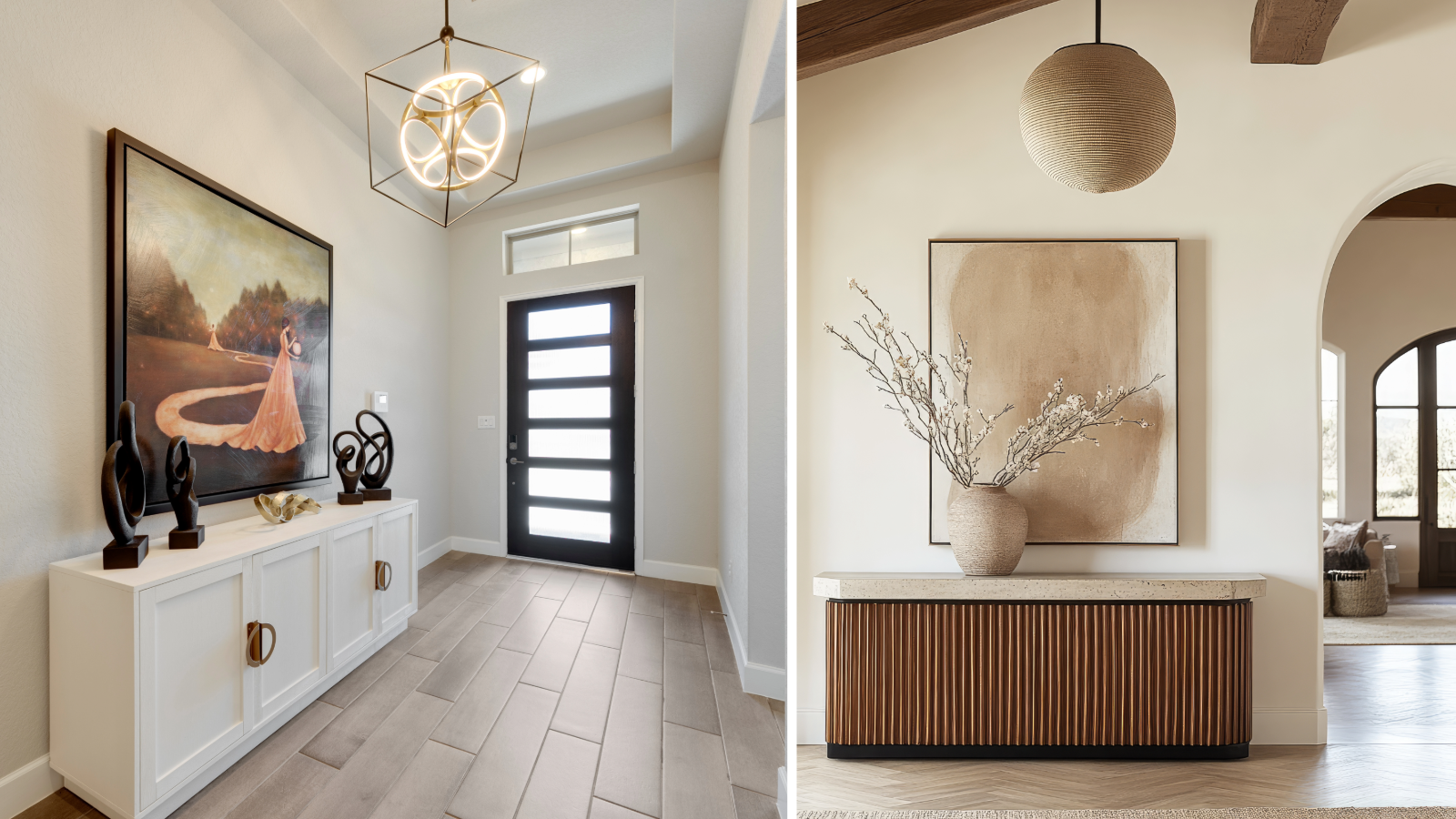 entryway table vs console table