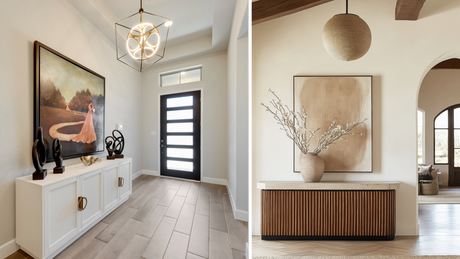 entryway table vs console table