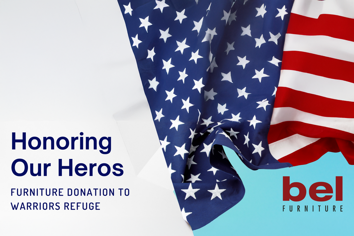 Supporting Our Veterans: Bel Furniture’s Commitment to Community Through Warrior's Refuge