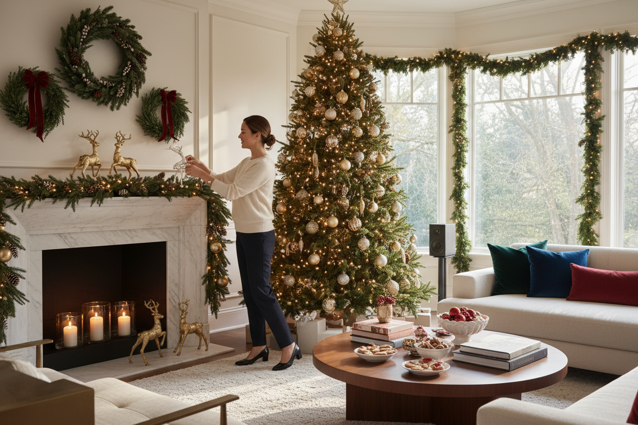 How to Arrange Your Living Room for Holiday Guests