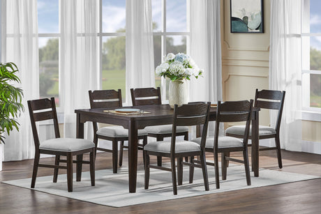 Higgins - Dining Table - Dark oak by Crown Mark | Bel Furniture