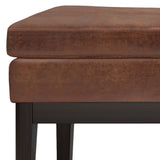 Carlson - Ottoman Bench, Mid Century Design by Simpli-Home | Bel Furniture