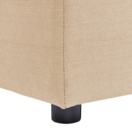 Cleo - Modular Upholstered Deep Seating Patio Armless Loveseat by Jennifer Taylor Home | Bel Furniture