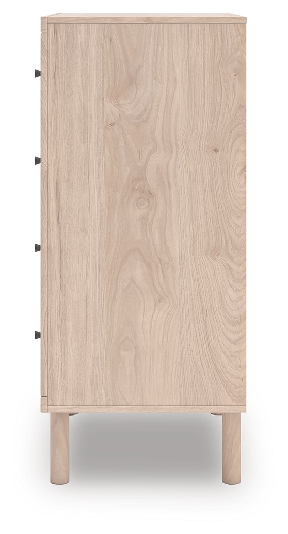 Arloster - Tan - Four Drawer Chest by Signature Design by Ashley® | Bel Furniture