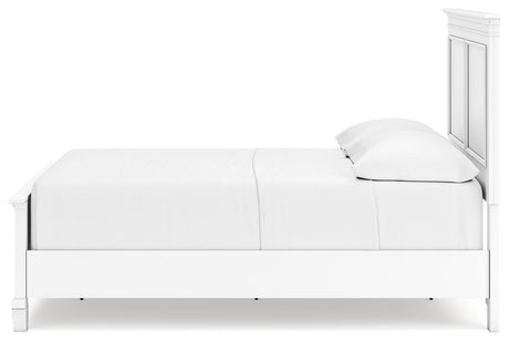 Fortman - Full Panel Bed - White