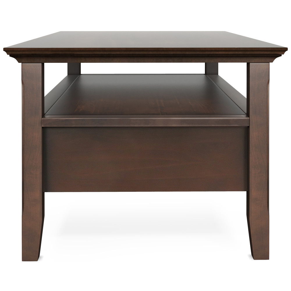 Acadian - Coffee Table With Drawer - Brown by Simpli-Home | Bel Furniture