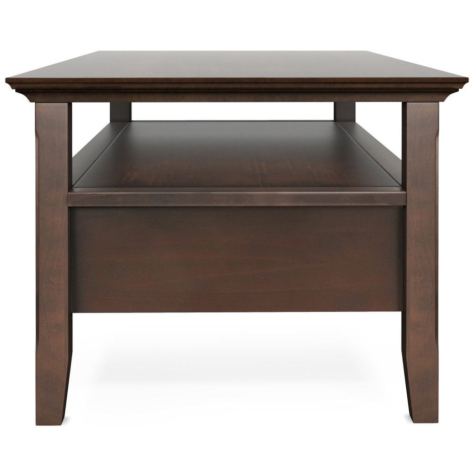 Acadian - Coffee Table With Drawer - Brown