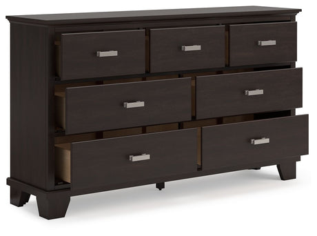 Covetown - Dark Brown - Dresser by Signature Design by Ashley® | Bel Furniture