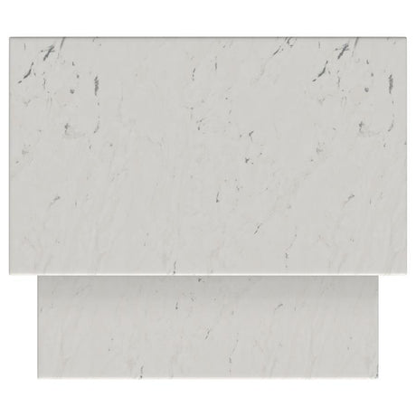 Ebby - 2 Piece Genuine Marble Top Nesting Coffee Tables - White by Coaster Fine Furniture | Bel Furniture