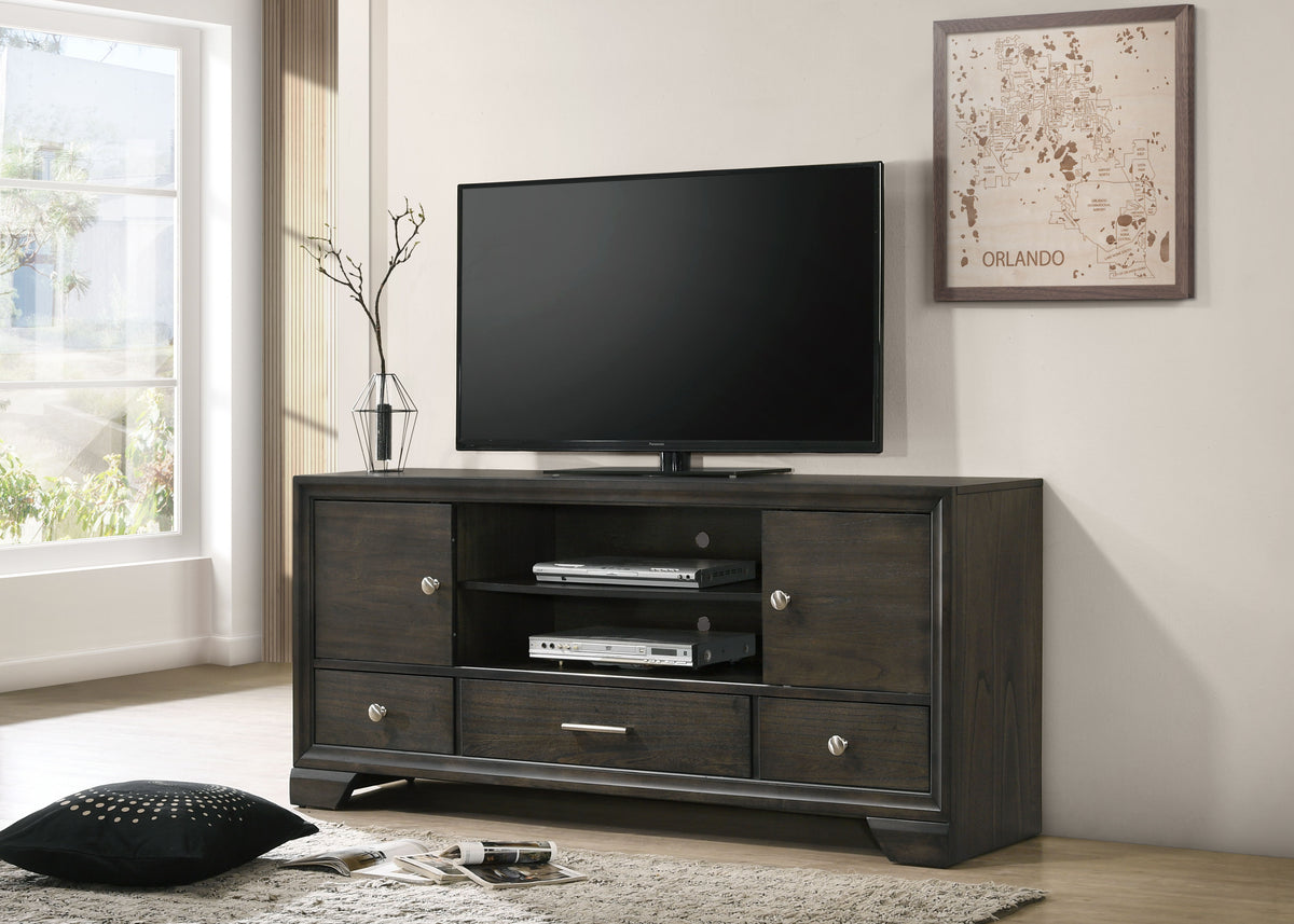 Jaymes - TV Stand - Gray by Crown Mark | Bel Furniture