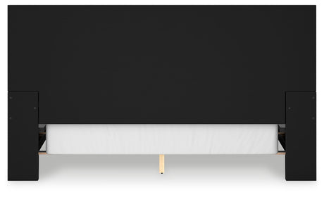 Londer - Black - California King Panel Bed by Millennium® by Ashley | Bel Furniture