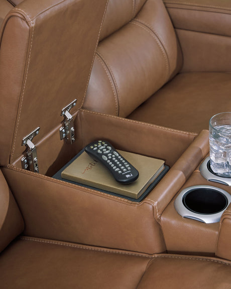 Knightington - Power Reclining Loveseat With Audio Seating - view 3