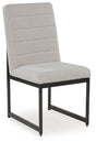 Tomtyn - Light Brown - Dining Upholstered Side Chair (Set of 2) by Signature Design by Ashley® | Bel Furniture