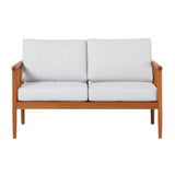 Contemporary Cushioned Patio Triple Lounge by Walker Edison | Bel Furniture