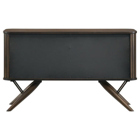Wes - 2 Door Sideboard Buffet Storage Cabinet - Dark Walnut by CoasterEssence | Bel Furniture
