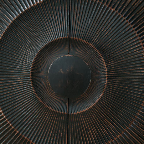 Fosterman - Distressed Black - Accent Cabinet by Signature Design by Ashley® | Bel Furniture